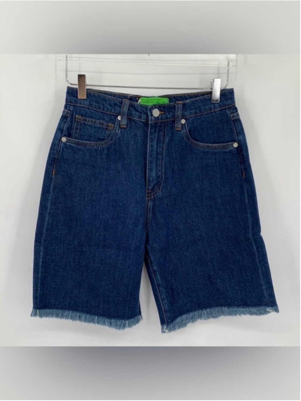Free People Sandrine Dark Blue Denim Jean Shorts